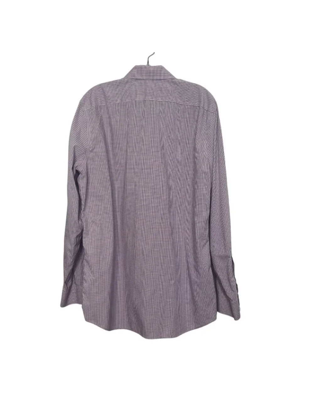 Banana Republic Button Front Shirt Slim Fit Non-Iron Large Pink Blue